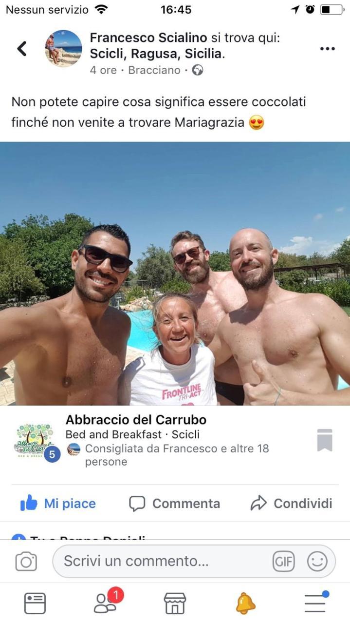Abbraccio Del Carrubo Bed & Breakfast Scicli Exterior foto